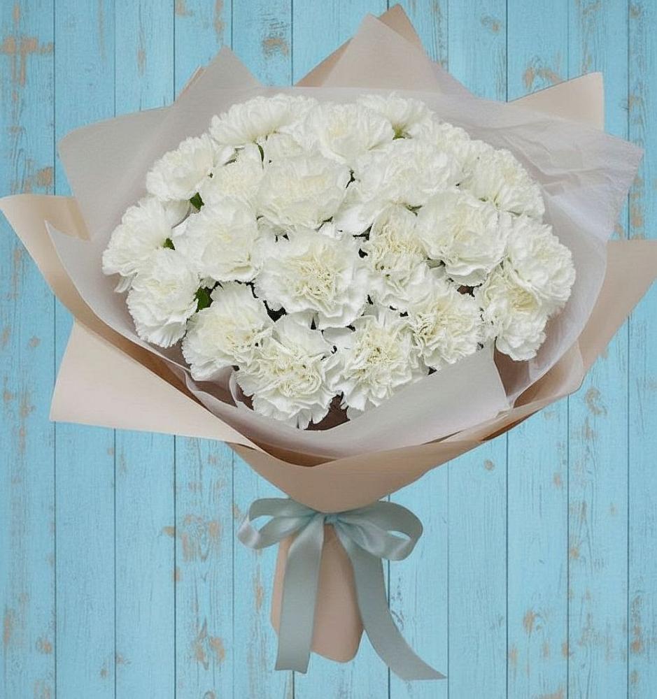 Букет цветов из: Гвоздики в Краснохолмский