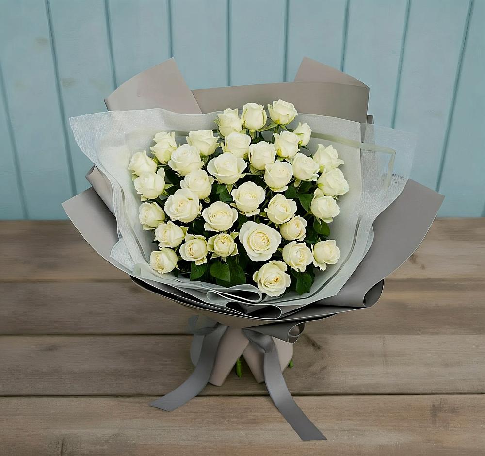 Букет Белоснежная нежность в Краснохолмский