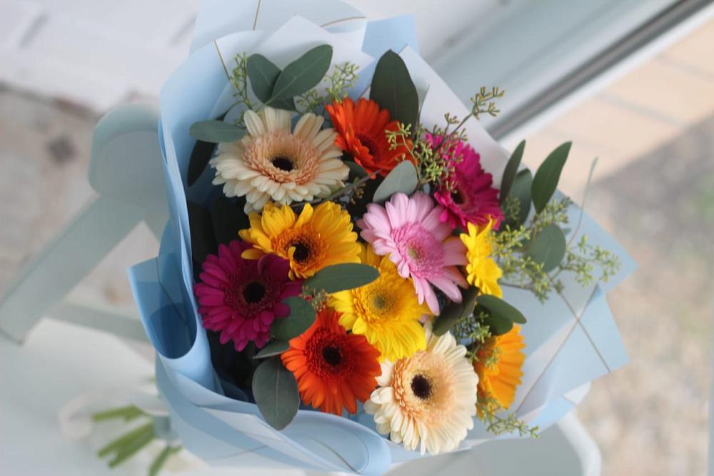 Букет цветов из: Герберы в Краснохолмский