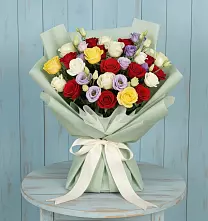 Букет цветов из:  Розы в Краснохолмский
