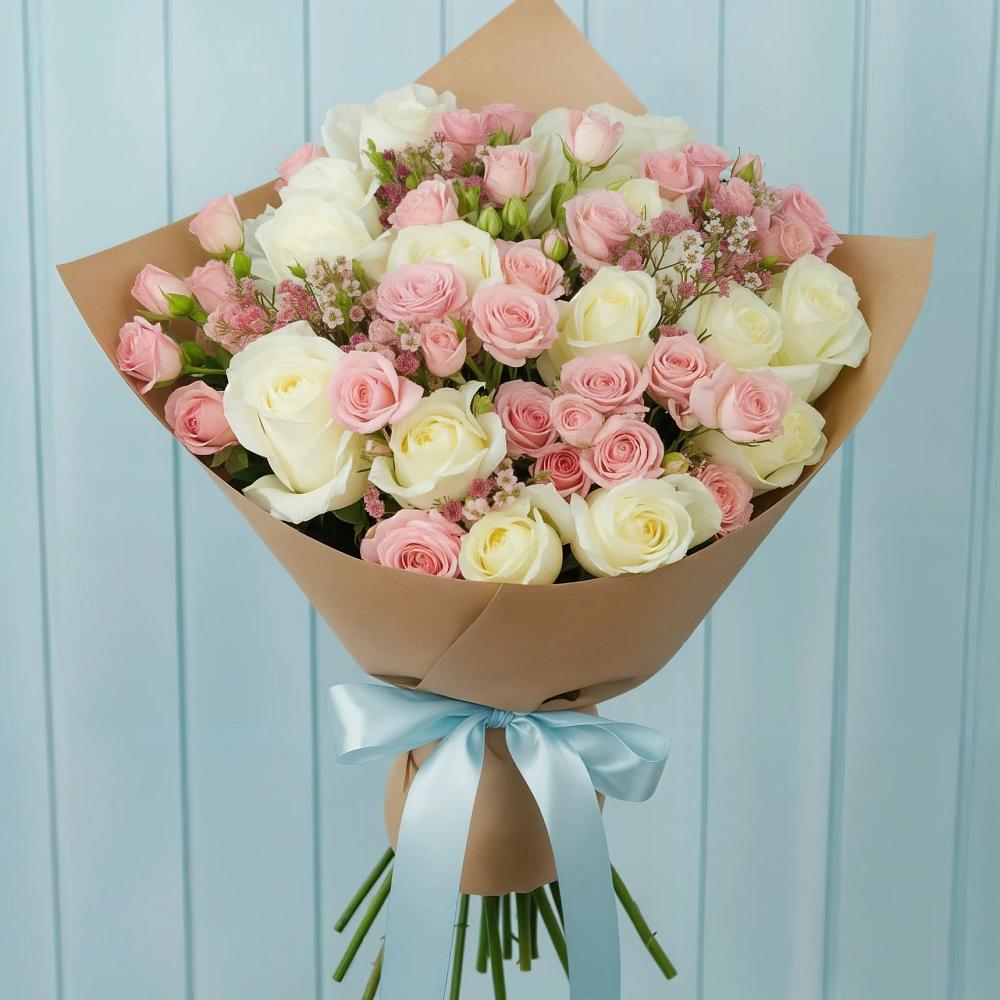 Букет цветов из: Розы в Краснохолмский