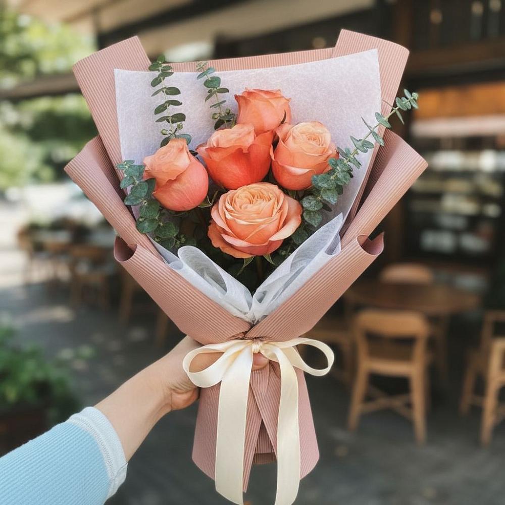 Букет цветов из: Розы в Краснохолмский