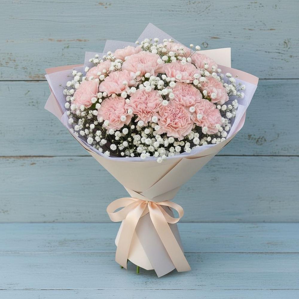 Букет цветов из: Гвоздики в Краснохолмский