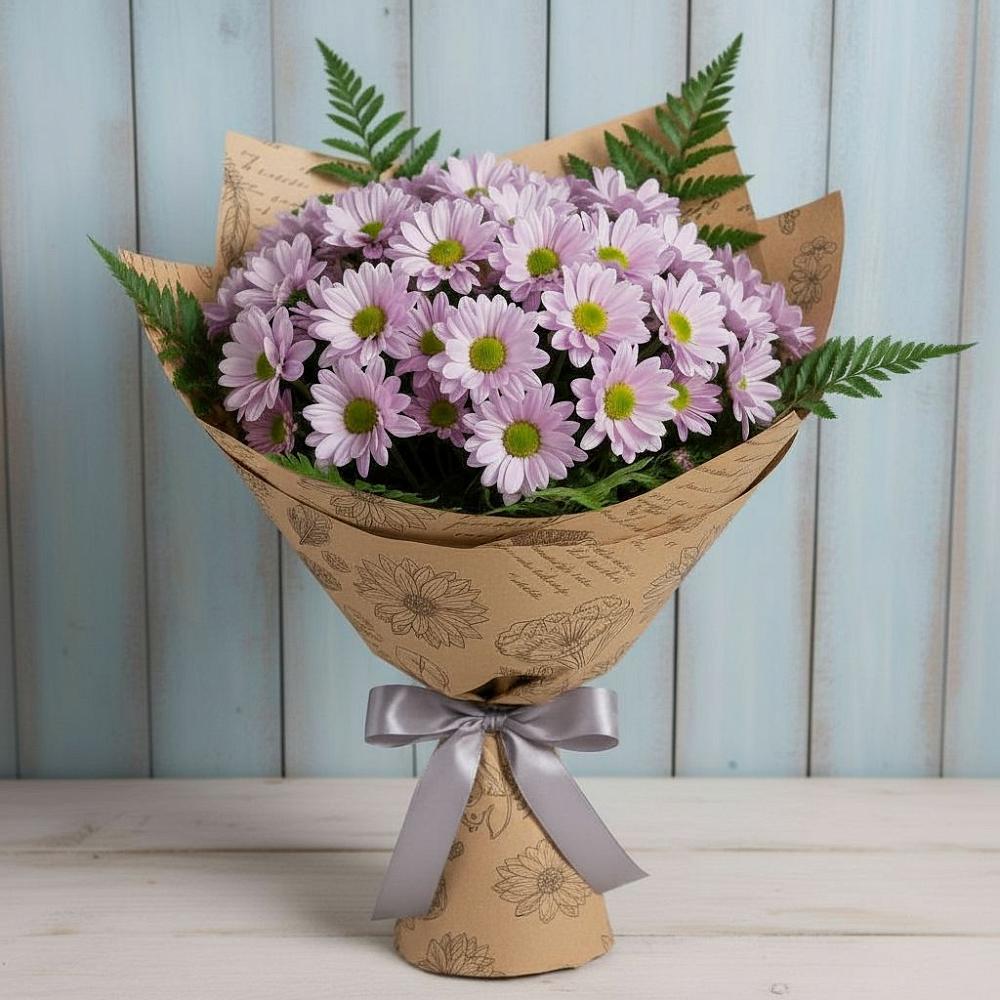 Букет цветов из: Хризантемы в Краснохолмский