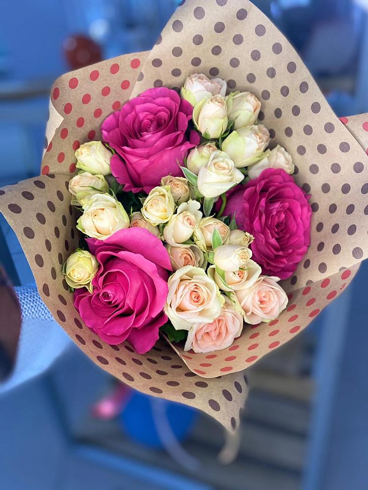 Букет цветов из: Розы в Краснохолмский