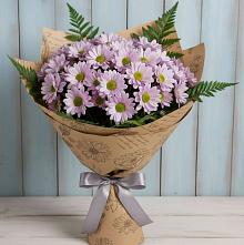 Букет цветов из:  Хризантемы #REPLACE_PRED# Краснохолмский