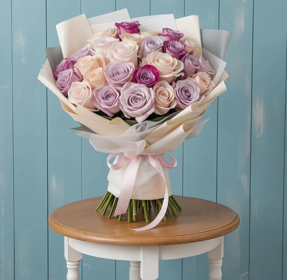 Букет цветов из: Розы в Краснохолмский