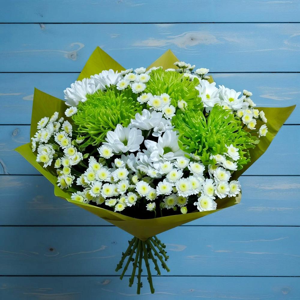 Букет цветов из: Хризантемы в Краснохолмский