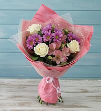 Букет цветов из:  Герберы #REPLACE_PRED# Краснохолмский