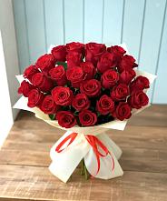Букет 29 Красных роз в Краснохолмский