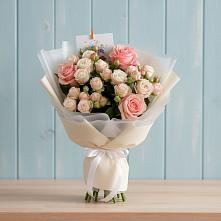Букет цветов из:  Розы #REPLACE_PRED# Краснохолмский